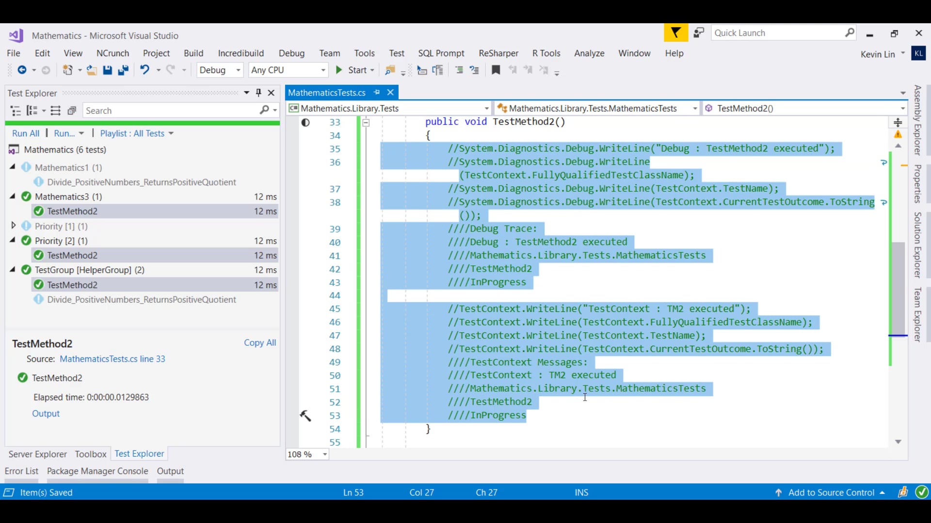 T005_02_VS2017Community_MSTest_TestContextWriteLine_SystemDiagnosticsDebugWriteLine.mp4