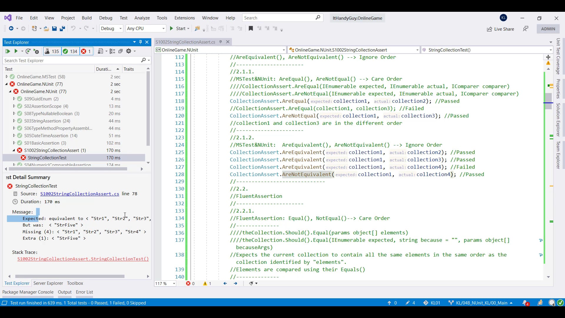 T081_02_MSTest_NUnit_CollectionAssertion_EqualCompare.mp4