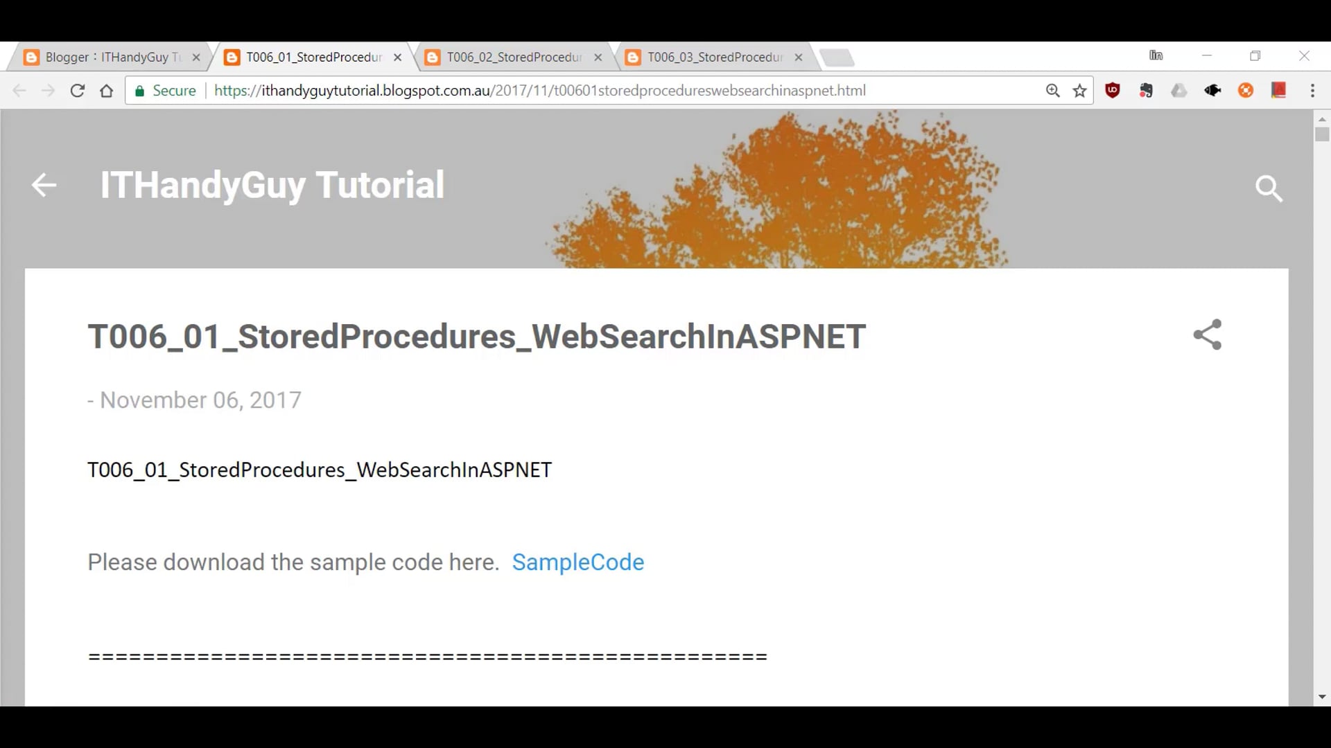Tutorial 06講義 討論StoredProcedures搭配Asp.NetWebForm的SearchBar.MP4