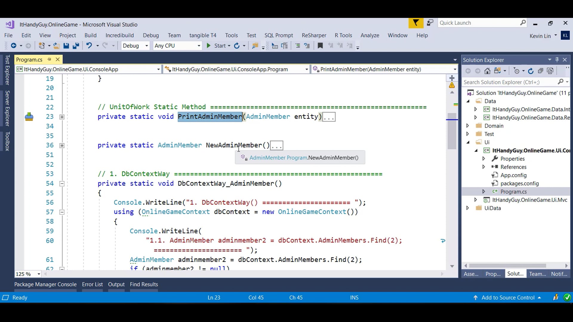 (T36-9)實作EfModelRepository、EfModelUnitOfWork的UIConsoleApp.MP4